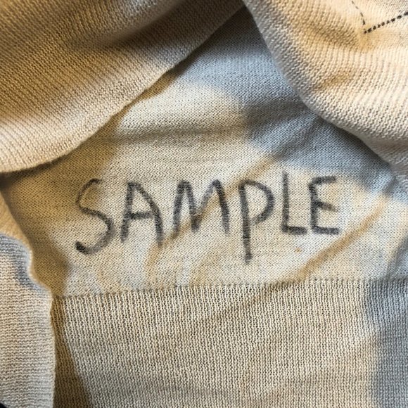 Stussy Girls Tag Argyle Sample L/S Sweater – Cream - Picture 8 of 9